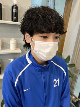 シーン(SCEN) 波巻きパーマ メンズパーマ ヘルシースタイル/20代/30代/40代