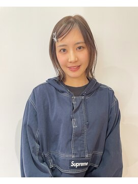 ニコフクオカヘアーメイク(NIKO Fukuoka Hair Make) 《NIKO》ポイントブリーチでさりげなくデザインカラー/天神大名