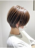 【武蔵新城 束感ショート】髪質改善　ハイライト　白髪ぼかし