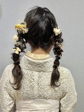 ヘアドレス ルチュラ(Hair dress LucuLa) 【ルチュラ折戸】卒業式ツイン編み下ろし