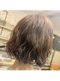 【ｋｏｔｉ】切りっぱなしボブパーマ〈熊本/中央区/新大江〉