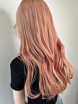 イーストハムヘッドショップ(EAST HAM head shop) ロングレイヤー/ピンクベージュ