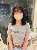 ロングレイヤーパーマ/顔まわりレイヤー