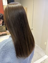 ローレンジウ(LOREN JU)&nbsp;透明感髪質改善ベージュダブルカラーミルクティーグレージュ