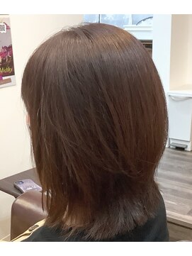 スイート(Sweet) レイヤーボブ/ピンクブラウン