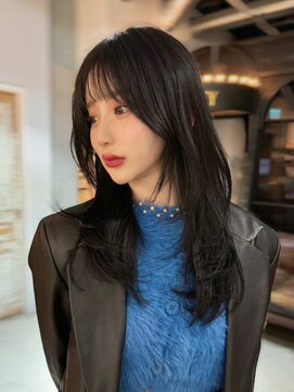ノラ ヘアーサロン(NORA HAIR SALON) 【akane】レイヤーカットハッシュカット韓国顔周りおくれ毛