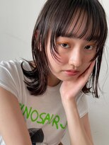 顔まわりレイヤー×ミディアム