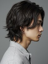 フイ 横浜センター北店(Hui)&nbsp;フェザーパーマ/グレーブルーカラー/刈り上げショートパンク