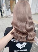イメチェン/ホワイトブロンド/外ハネボブ/美髪/梅田