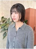 イメチェン/ホワイトブロンド/外ハネボブ/美髪/栄/矢場町c40