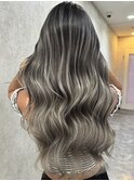 【LUXEN】シルバーバレイヤージュ