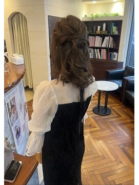 ファーレンピュアスウィート(fahren-pure-suite) party hairハーフアップ