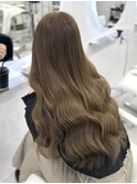 ＊【ブリーチなしWカラー】ヘーゼルベージュ＊