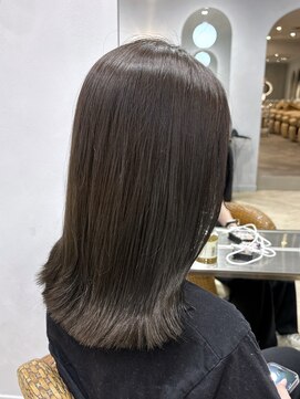 ティエラ 原宿 表参道(Tierra) 【Tierra美侑】ブリーチ無し透明感抜群グレージュカラー