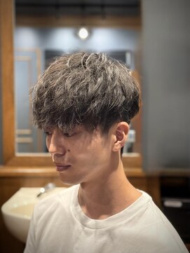 銀座 シノ 本店(shino) メンズ　ツイスト　刈り上げ　マッシュ