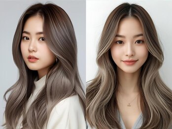 アジールヘア 東上野店(agir hair)の写真/本日空き有◎流行りの白髪ぼかしハイライト★なりたいスタイルに合わせて白髪カバーをおしゃれに♪[上野]