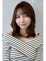 ノノリリ(NONORIRI)&nbsp;韓国風レイヤーカット顔周り小顔ナチュラルミディアム