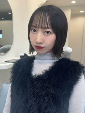 ベル サウス(BHEL south) 津久居ロレイヤーカットハッシュカット透明感カラー重めロング