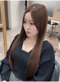 ロング×ベージュ