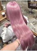 艶々ピンクカラー（2ブリーチ~）