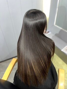 髪質改善で作る美髪ストレート/新宿/美髪矯正/艶髪
