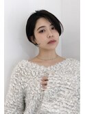 オリーブグレー/レイヤーカット/黒髪/マロンベージュ/原宿