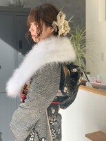 オレンジ(orange)&nbsp;【安蒜】振袖セット