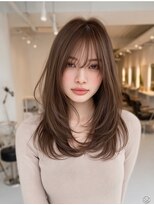 ダル 渋谷/表参道(DAL.)&nbsp;バタフライレイヤーロングレイヤーハイトーングレージュブリーチ