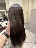 オリーブベージュ×髪質改善