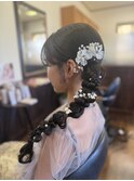 結婚式お呼ばれヘアーセット