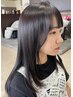 【前髪、顔まわりの梅雨対策】カット+前髪、顔まわりストレート