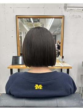ソーソー(SoSo) シンプルぱつっとボブミルクティー5.21ブロンド