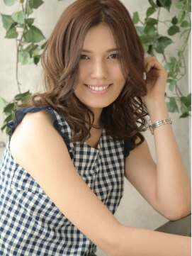 モニカ 横須賀中央店(Monica) 大人可愛い/ショコラアッシュ/ヘルシースタイル/ふんわりカール