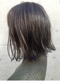 【Lomalia表参道/原宿】人気の外ハネボブ　×　プラチナグレー