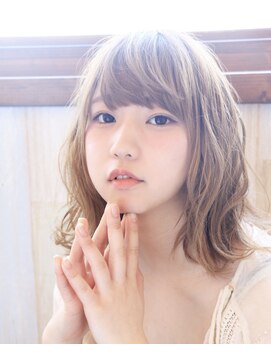 ネオリーブクレア 綱島店(Neolive Krea) ゆるふわ外ハネボブ☆カーキアッシュで透明感アップ☆