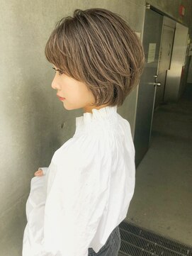 サンド 銀座(sand) 丸みショートボブ