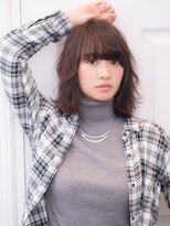 ロアー ヘアー マックイーン 流山おおたかの森店(RAWR hair McQueen) 外ハネを取り入れたカジュアルミディ
