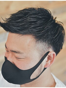 ヘアアイラッシュ リベット(hair eyelash RIVET) モヒカン風×２ブロック