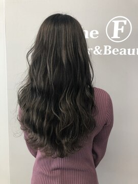 ヘアーアンドビューティーザ エフ(Hair Beauty the F) ハイライト_グレージュ_透明感カラー_27