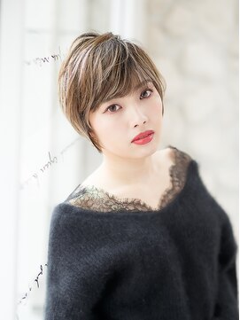 レム 阿佐ヶ谷(REM) 大人可愛いレイヤーショートボブ20代30代40代