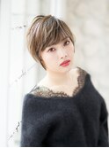 大人可愛いレイヤーショートボブ20代30代40代