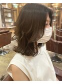 オリーブベージュ こなれミディ