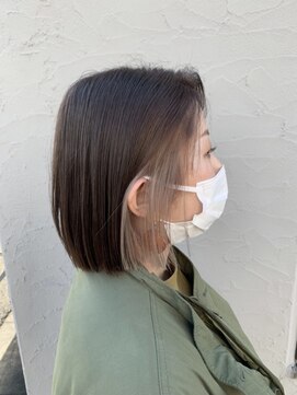 リリ(Riri) 柔らかいミルクティーインナーカラー