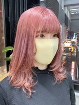 テトヘアー(teto hair) カット　ピンクカラー
