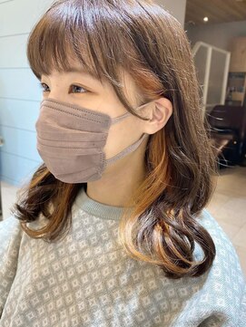 プラグ バイ ネオリーブ(plug by neolive) デザインカラー×髪質改善 [髪質改善/縮毛矯正]韓国T