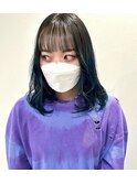 ブルー×ホワイト☆デザインカラー