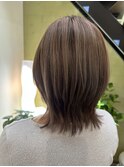 グレージュハイライト