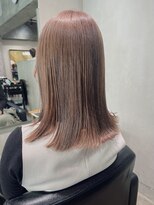 ローレンジウ(LOREN JU)&nbsp;透明感髪質改善ベージュダブルカラーミルクティーグレージュ