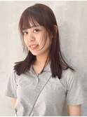カシスレッド_エアリーロングピンクブラウン_ba471891