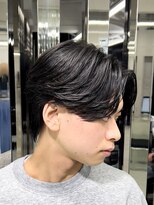 メンズヘアセンス 渋谷(MEN'S HAIR SENSE)&nbsp;センターパート/アッシュブラック/ウルフ/ハイライト/渋谷
